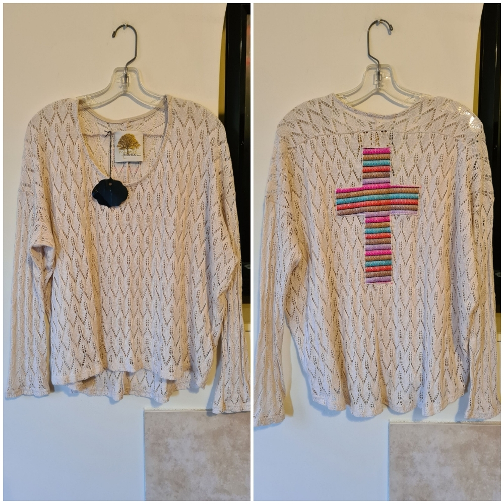 Missy Roberson cross sweater